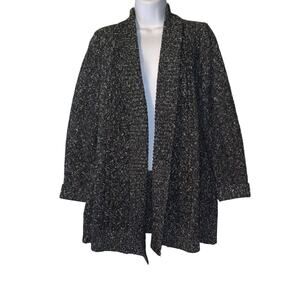 L.L. Bean open cardigan sweater size M